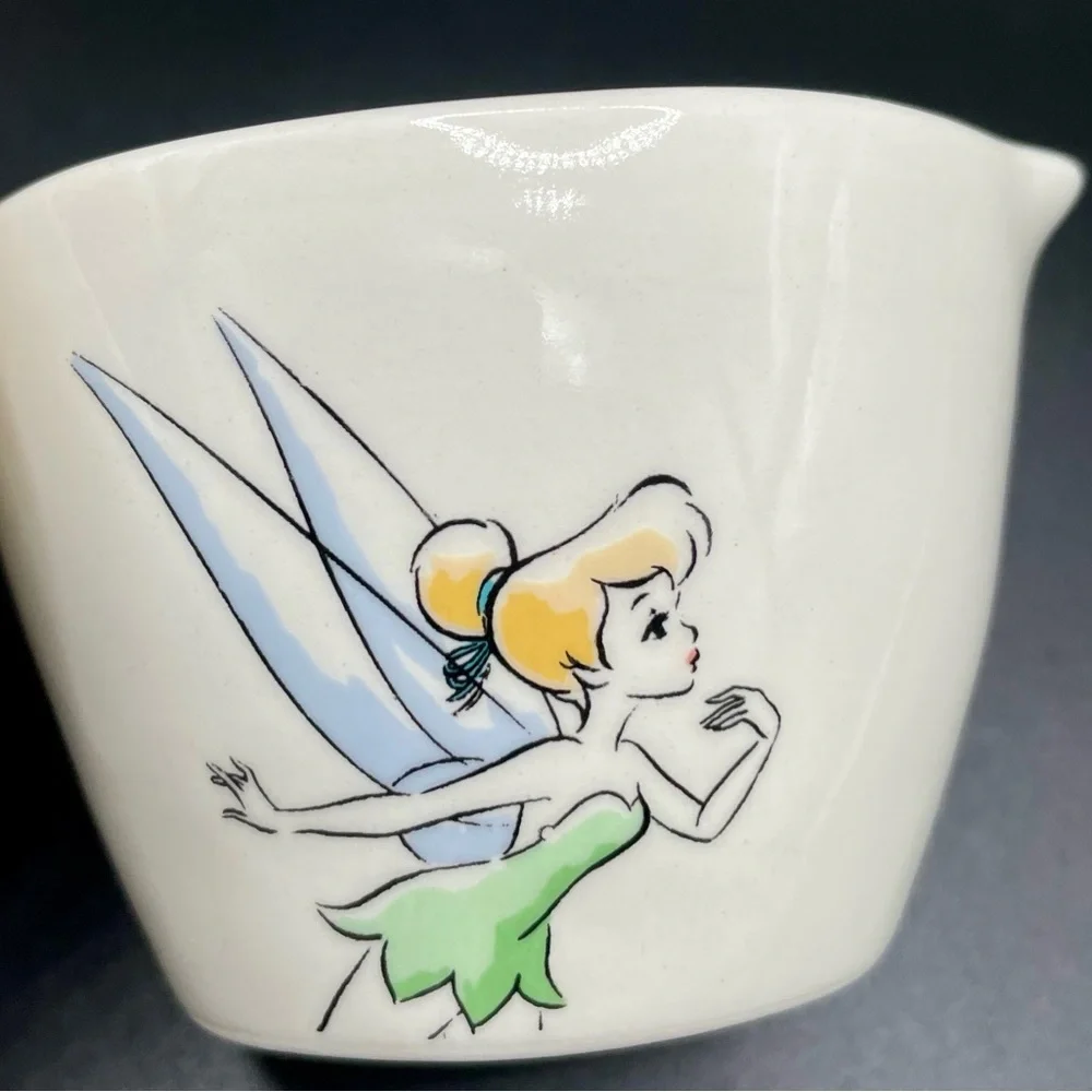 Rae Dunn Disney Tinkerbell Measuring Cups Set 4 Different Designs on Each Pink